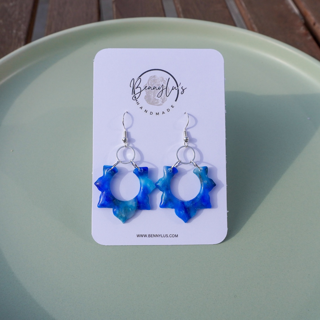 Cercei Handmade Lut Polimeric Tide Boho - bijuterii - cercei - cercei agățați - Artynos.ro