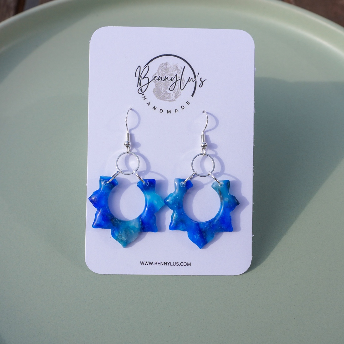 Cercei Handmade Lut Polimeric Tide Boho - bijuterii - cercei - cercei agățați - Artynos.ro