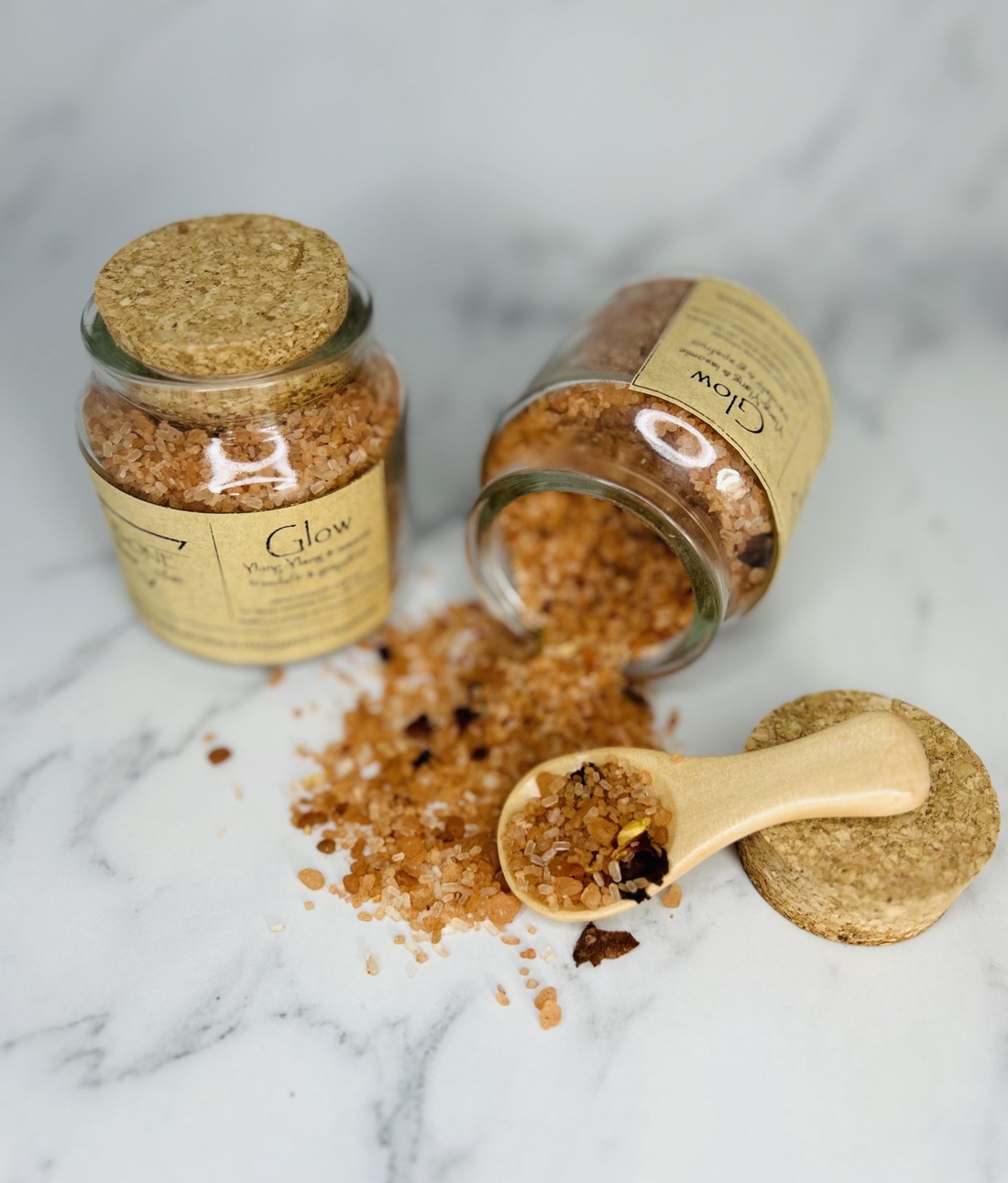 GLOW SARE DE BAIE 100% NATURALA 200 GRAME - baie și frumusețe - săpunuri și articole de igienă - sare de baie, bombă de baie, spumă de baie - Artynos.ro