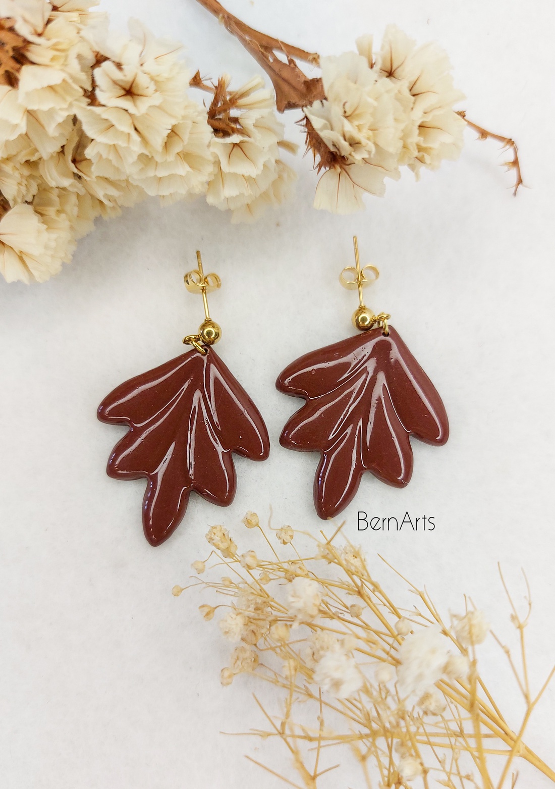 Cercei Hipoalergenici în Culori Neutre - bijuterii - cercei - cercei lungi - Artynos.ro