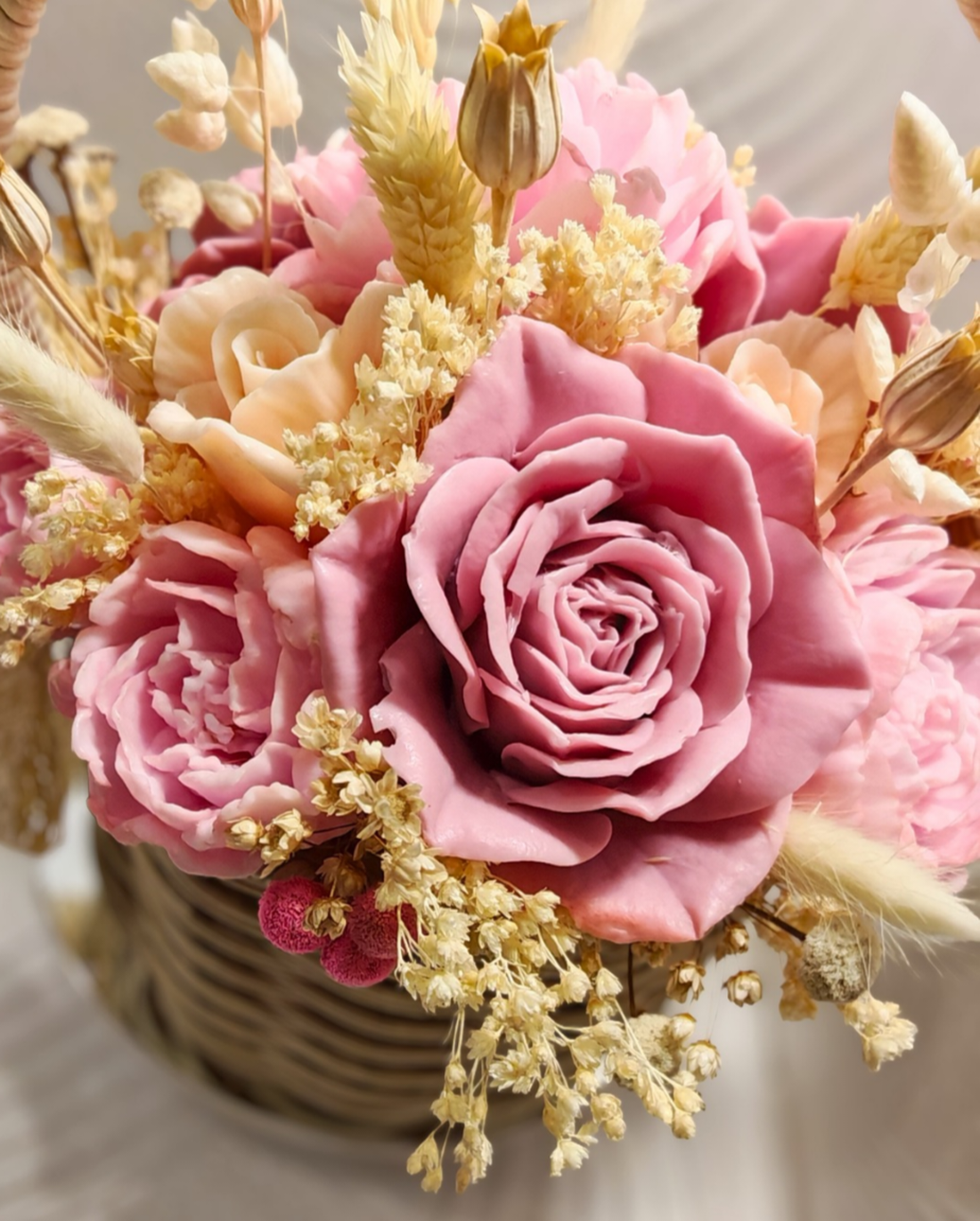 Coșuleț Romance - casă & stil de viață - decorațiuni de casă - accesorii florale - cutii cu flori - Artynos.ro