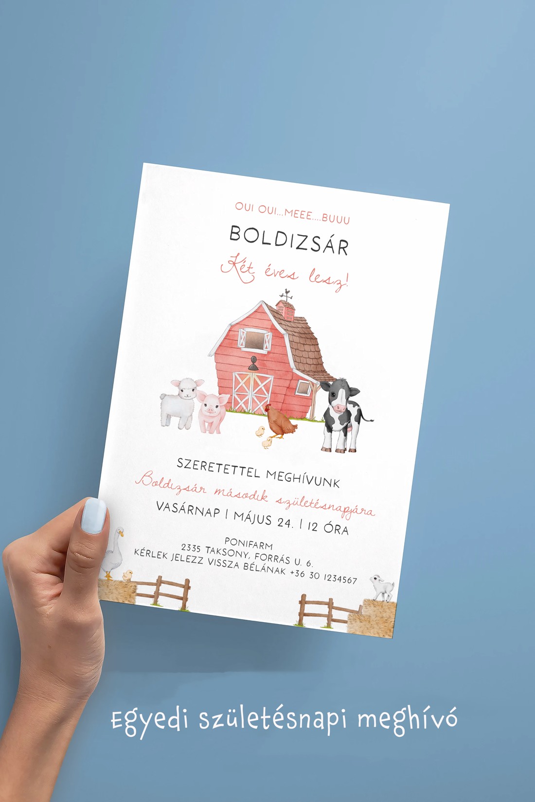 Știu deja ..., artă de perete cu animale de fermă, poster aniversar pentru copii -  - Artynos.ro