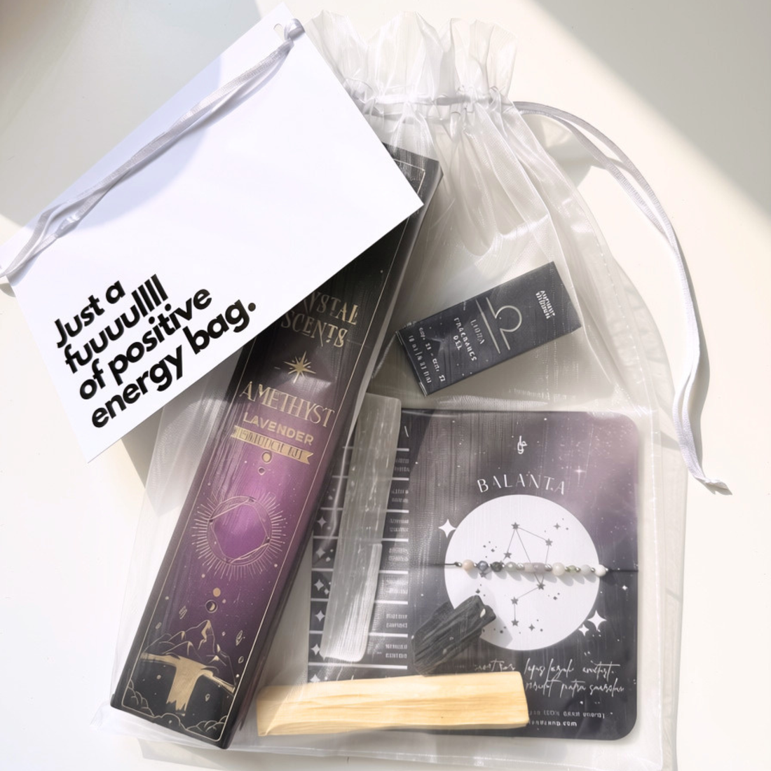 Set cadou personalizat pentru zodia ta � Positive Energy Bag - casă & stil de viață - seturi de cadou - Artynos.ro