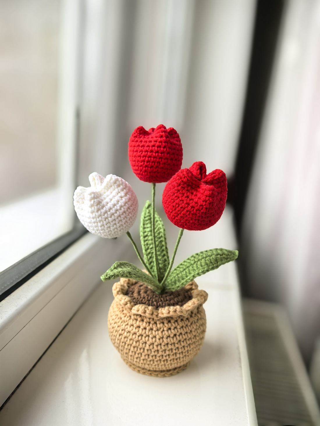 Lalele în ghiveci  - casă & stil de viață - decorațiuni de casă - accesorii florale - buchete de flori - Artynos.ro