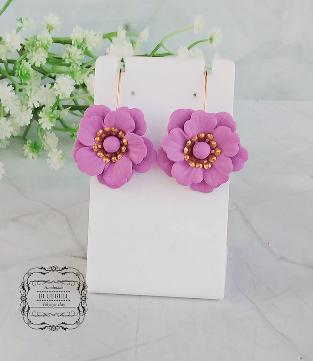 Cercei cu flori - bijuterii - cercei - cercei lungi - Artynos.ro Cercei cu flori - bijuterii - cercei - cercei lungi - Artynos.ro