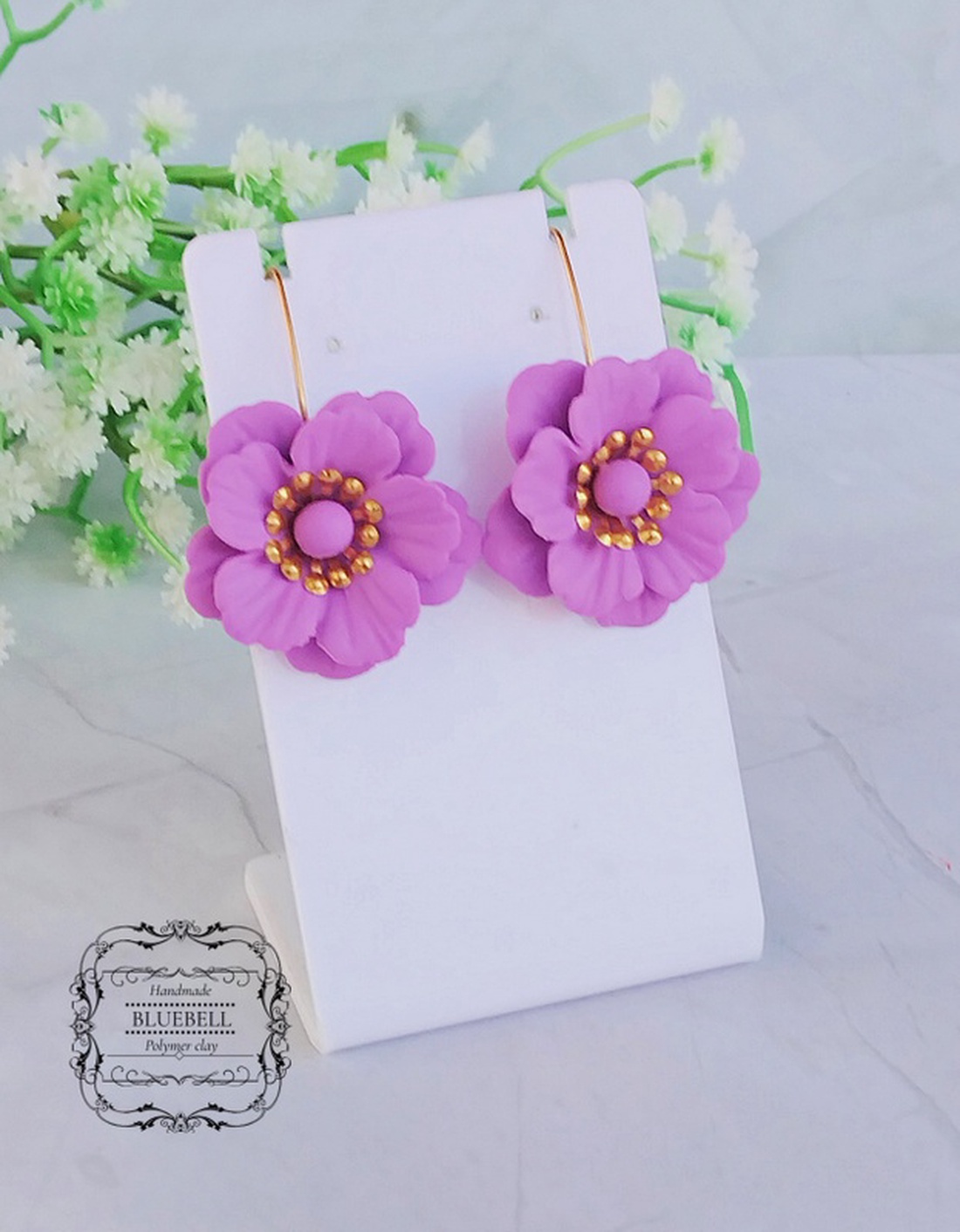 Cercei cu flori - bijuterii - cercei - cercei lungi - Artynos.ro Cercei cu flori - bijuterii - cercei - cercei lungi - Artynos.ro