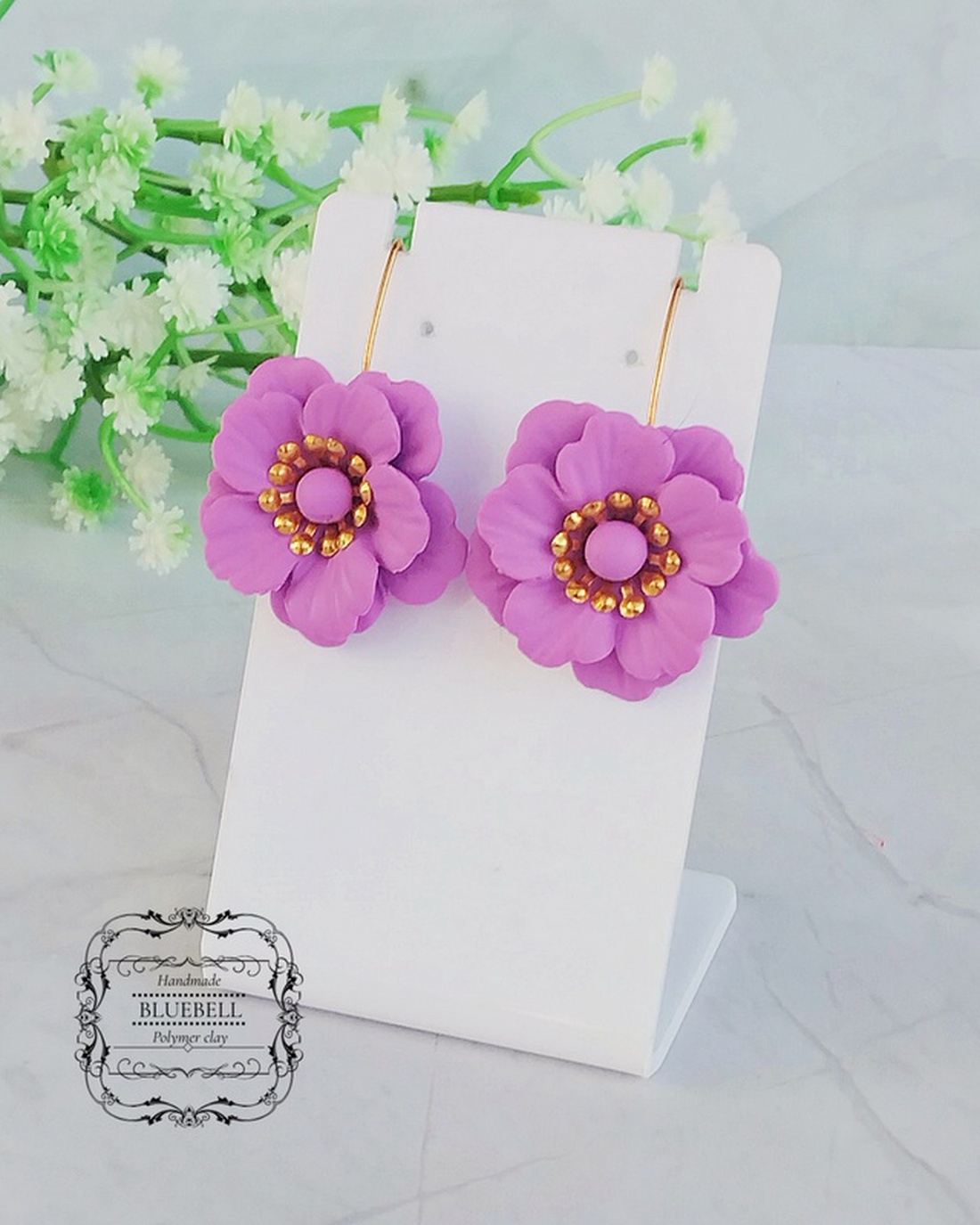 Cercei cu flori - bijuterii - cercei - cercei lungi - Artynos.ro Cercei cu flori - bijuterii - cercei - cercei lungi - Artynos.ro