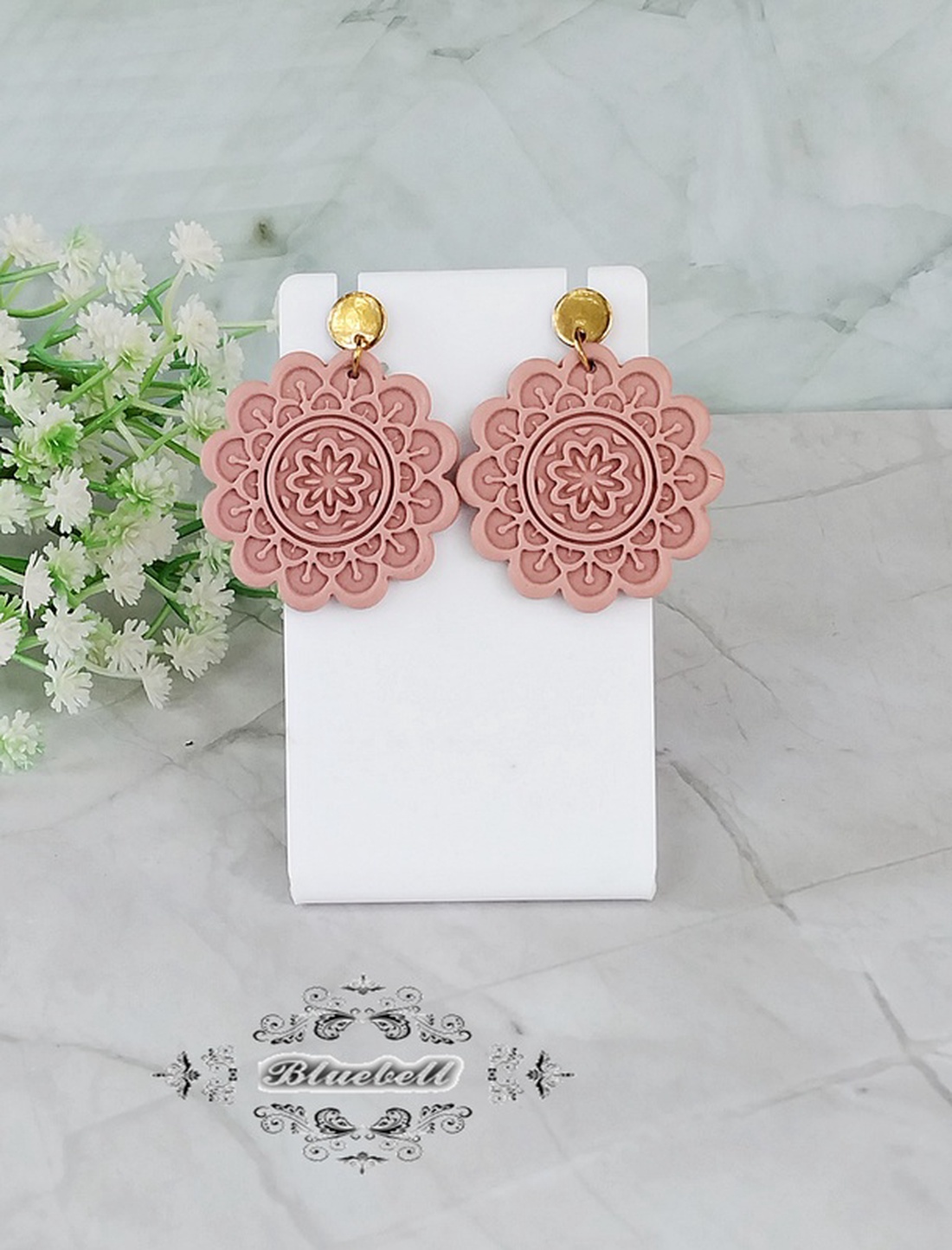 Cercei mandala - bijuterii - cercei - cercei cu figurine - Artynos.ro