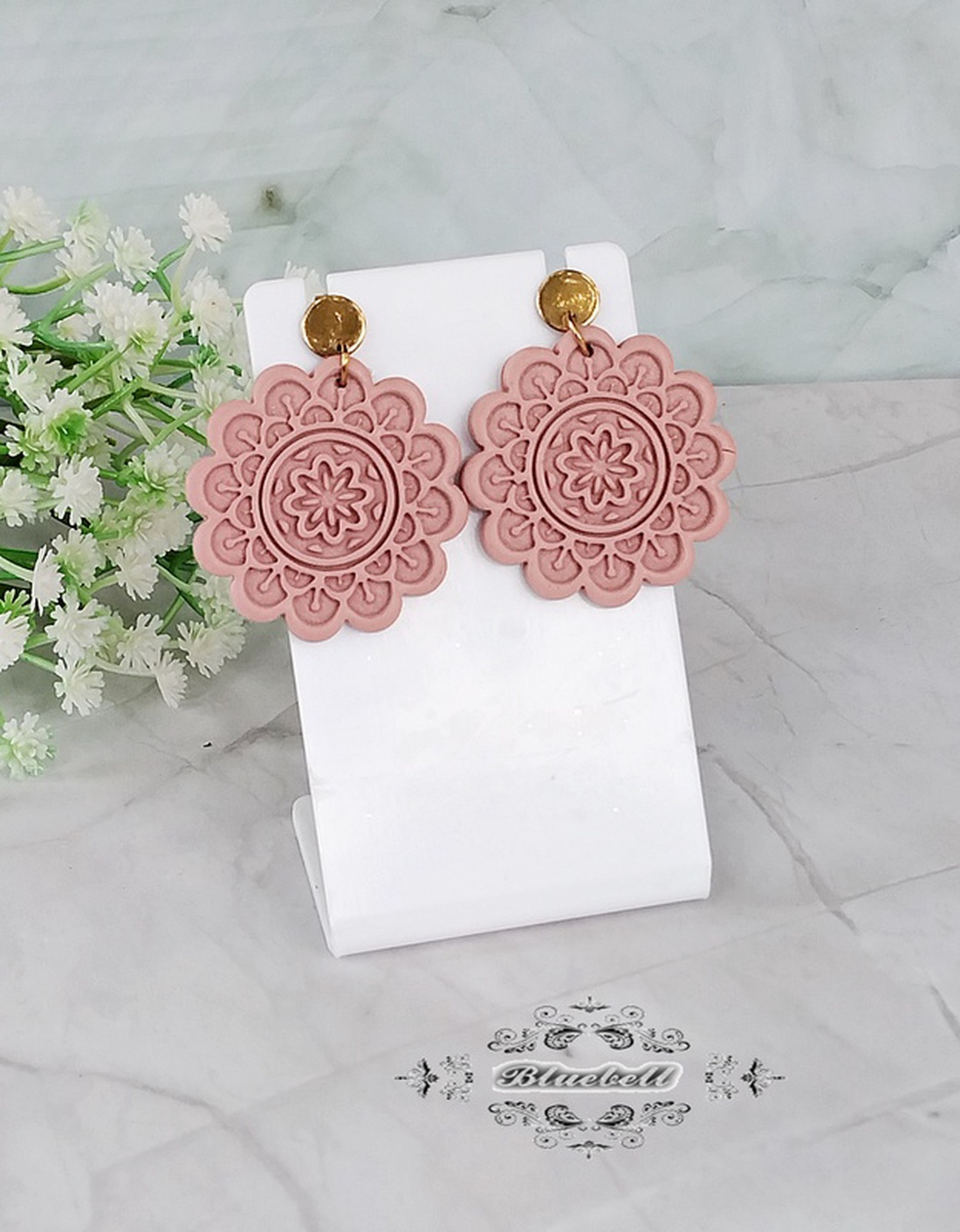 Cercei mandala - bijuterii - cercei - cercei cu figurine - Artynos.ro