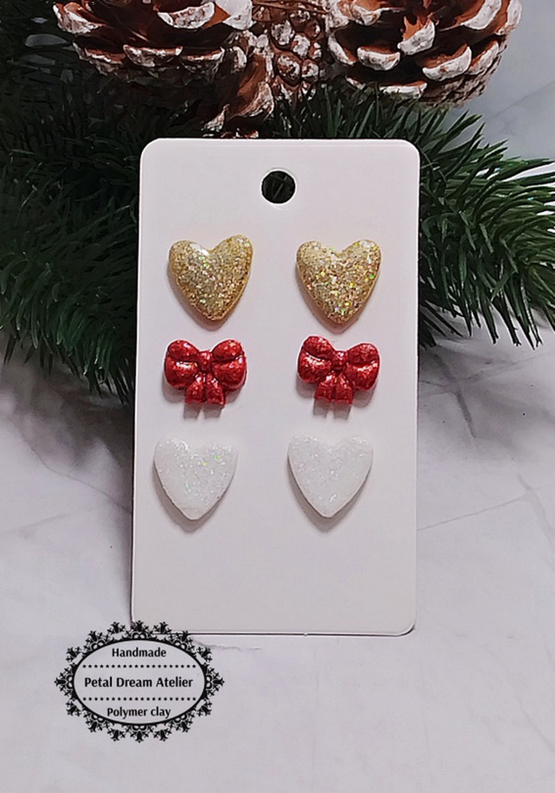Set cercei de Crăciun - bijuterii - seturi de bijuterii - Artynos.ro