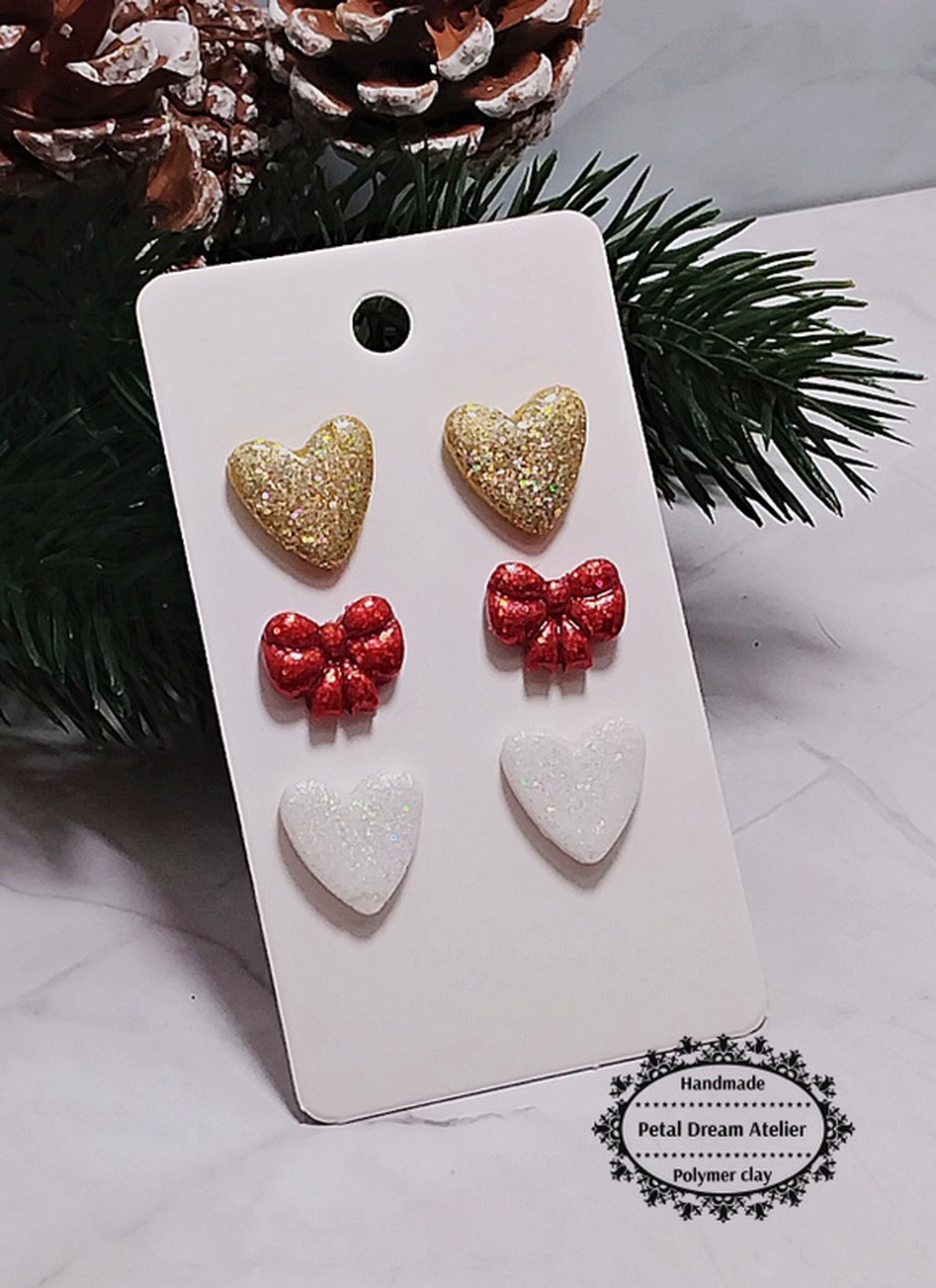 Set cercei de Crăciun - bijuterii - seturi de bijuterii - Artynos.ro
