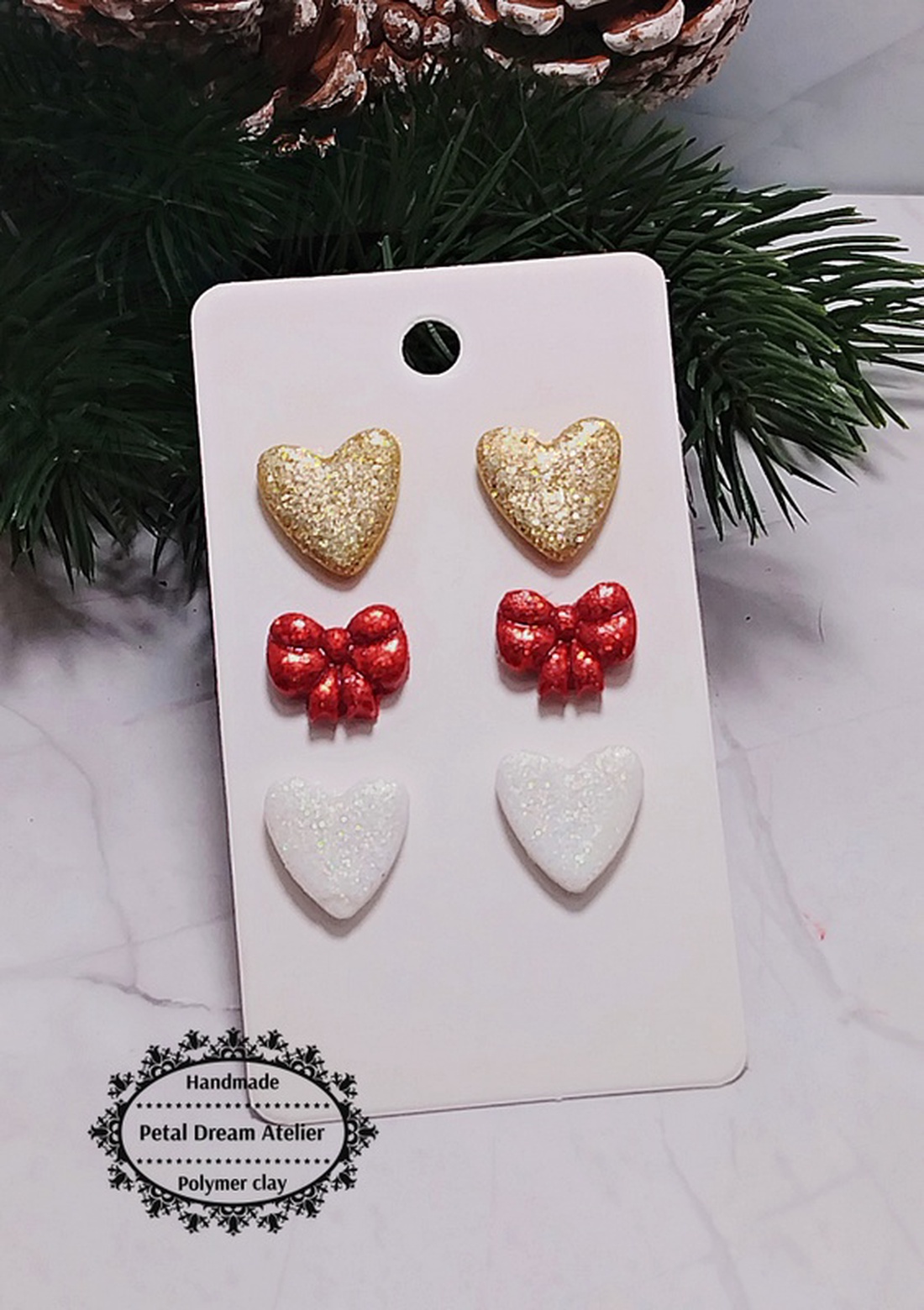 Set cercei de Crăciun - bijuterii - seturi de bijuterii - Artynos.ro