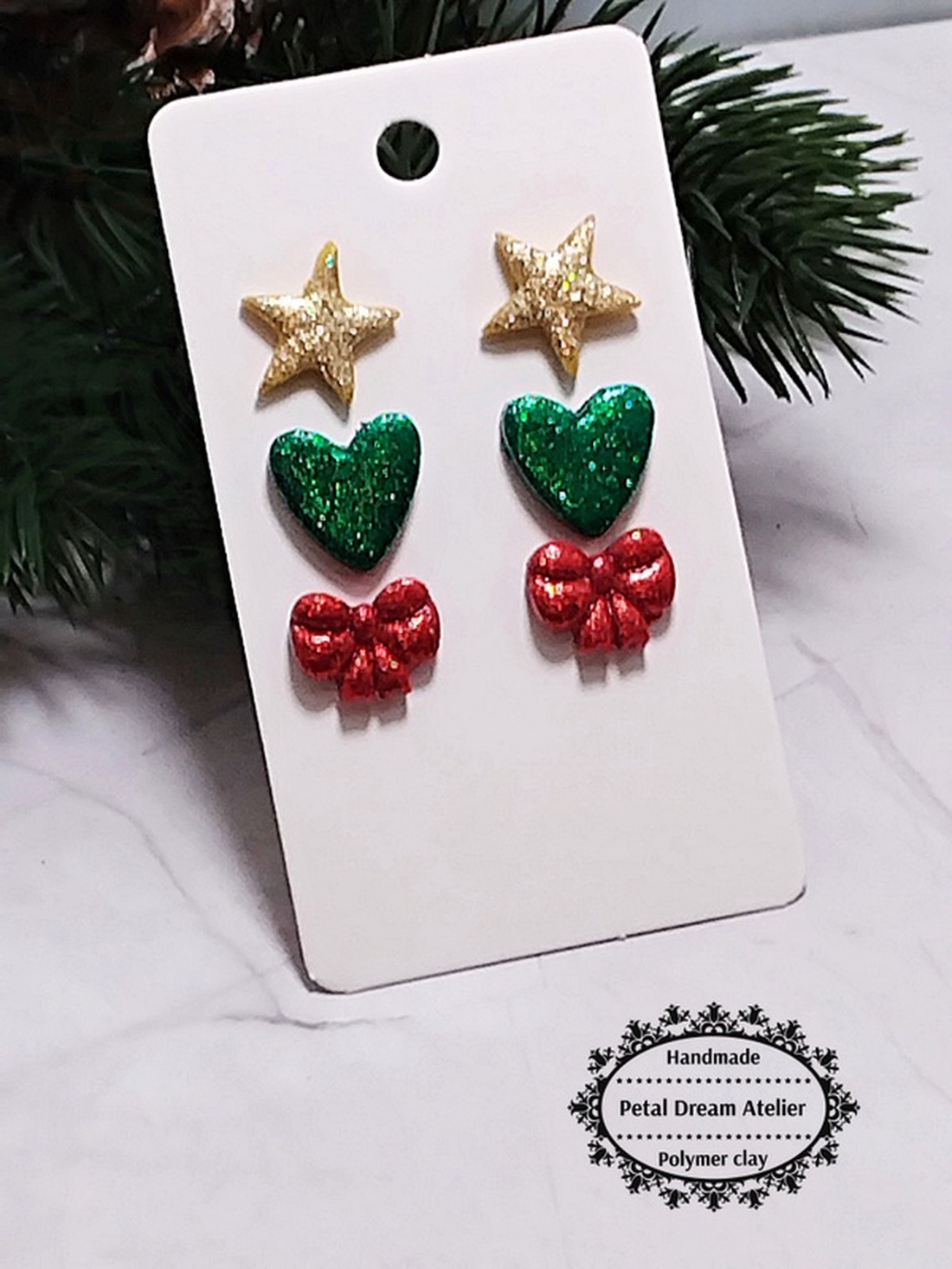 Set cercei de Crăciun - bijuterii - seturi de bijuterii - Artynos.ro