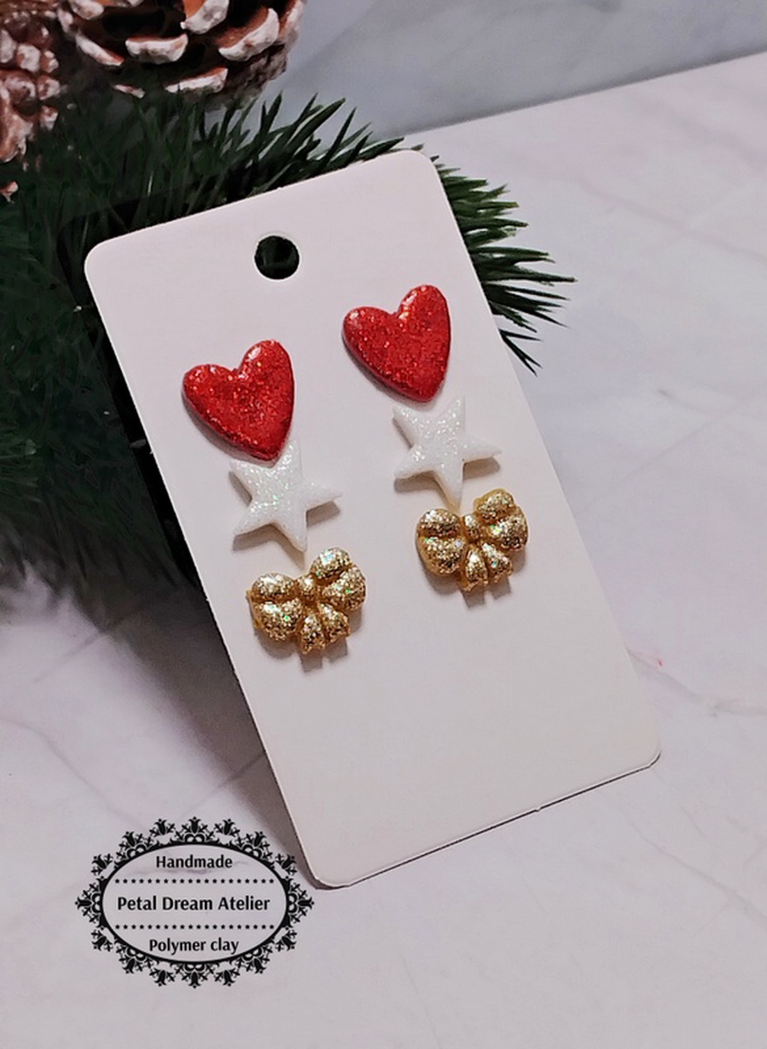 Set cercei de Crăciun - bijuterii - seturi de bijuterii - Artynos.ro