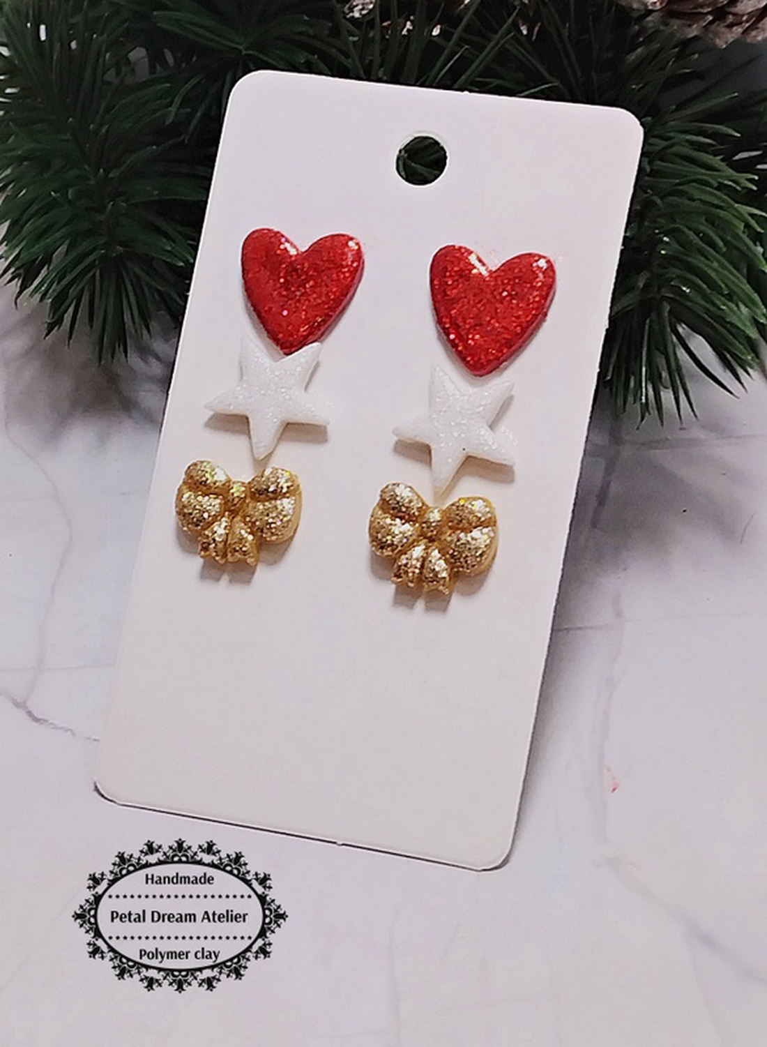 Set cercei de Crăciun - bijuterii - seturi de bijuterii - Artynos.ro