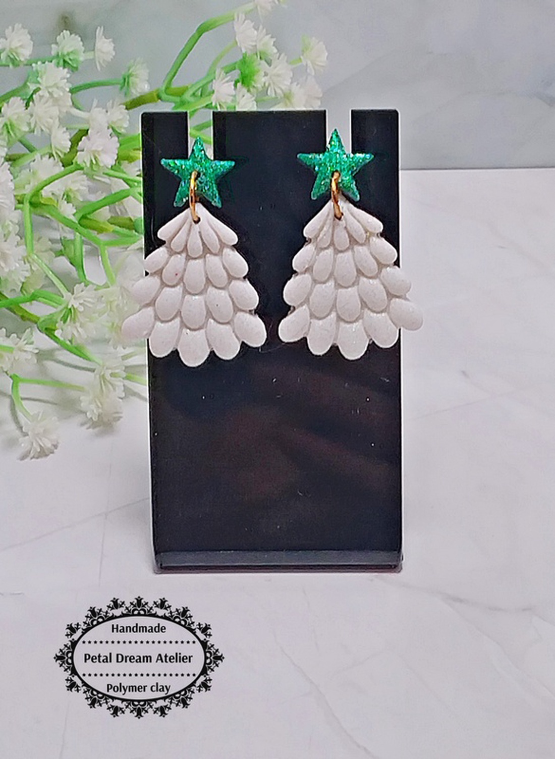 Cercei brăduți - bijuterii - cercei - cercei cu figurine - Artynos.ro