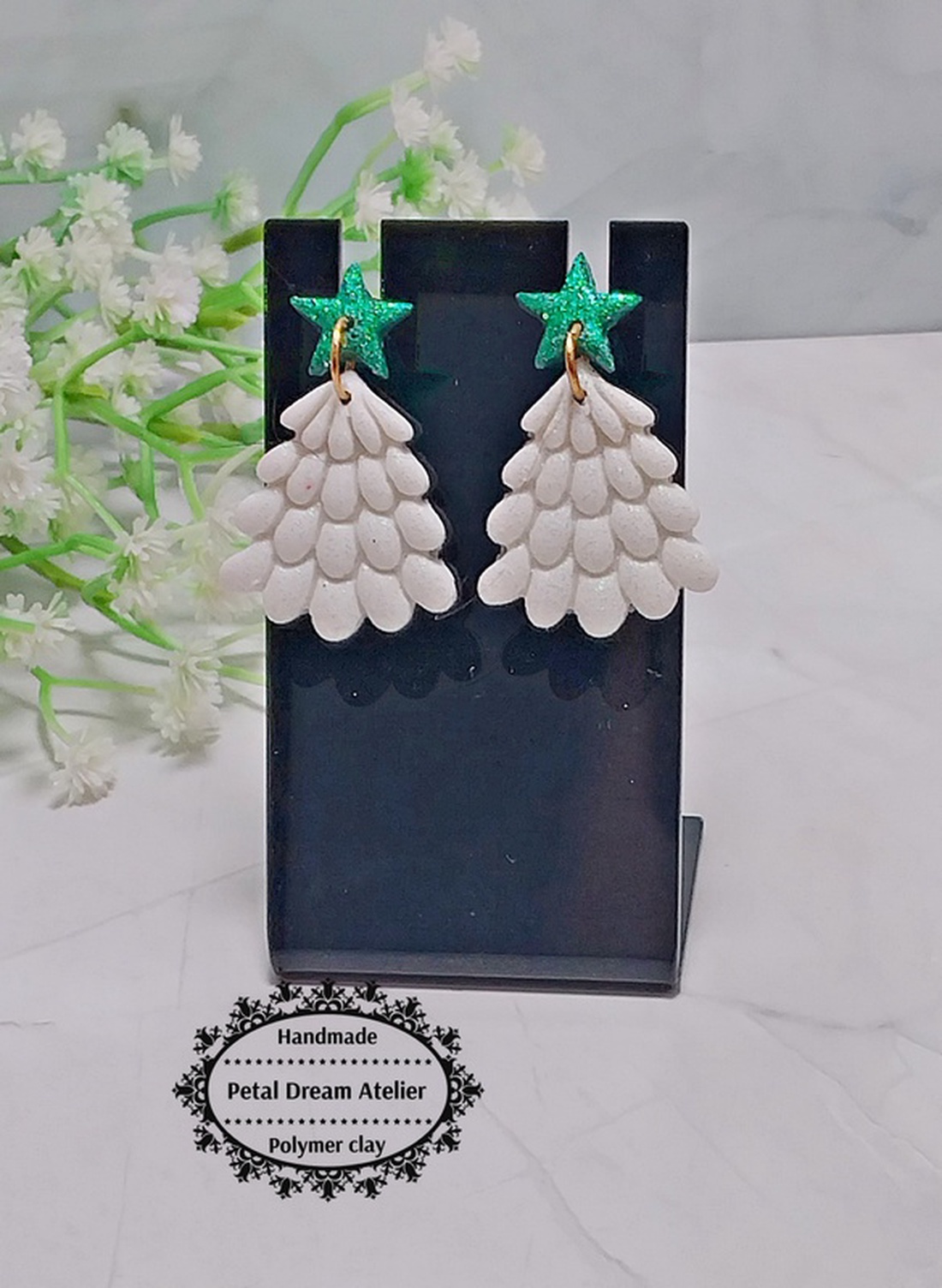 Cercei brăduți - bijuterii - cercei - cercei cu figurine - Artynos.ro