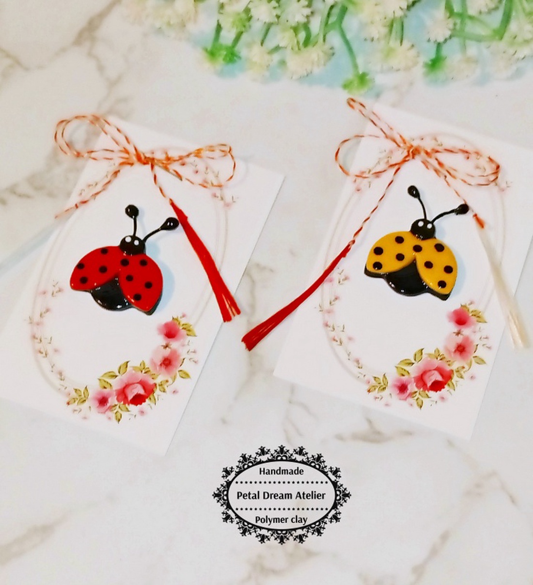 Buburuze - bijuterii - mărțișor - Artynos.ro