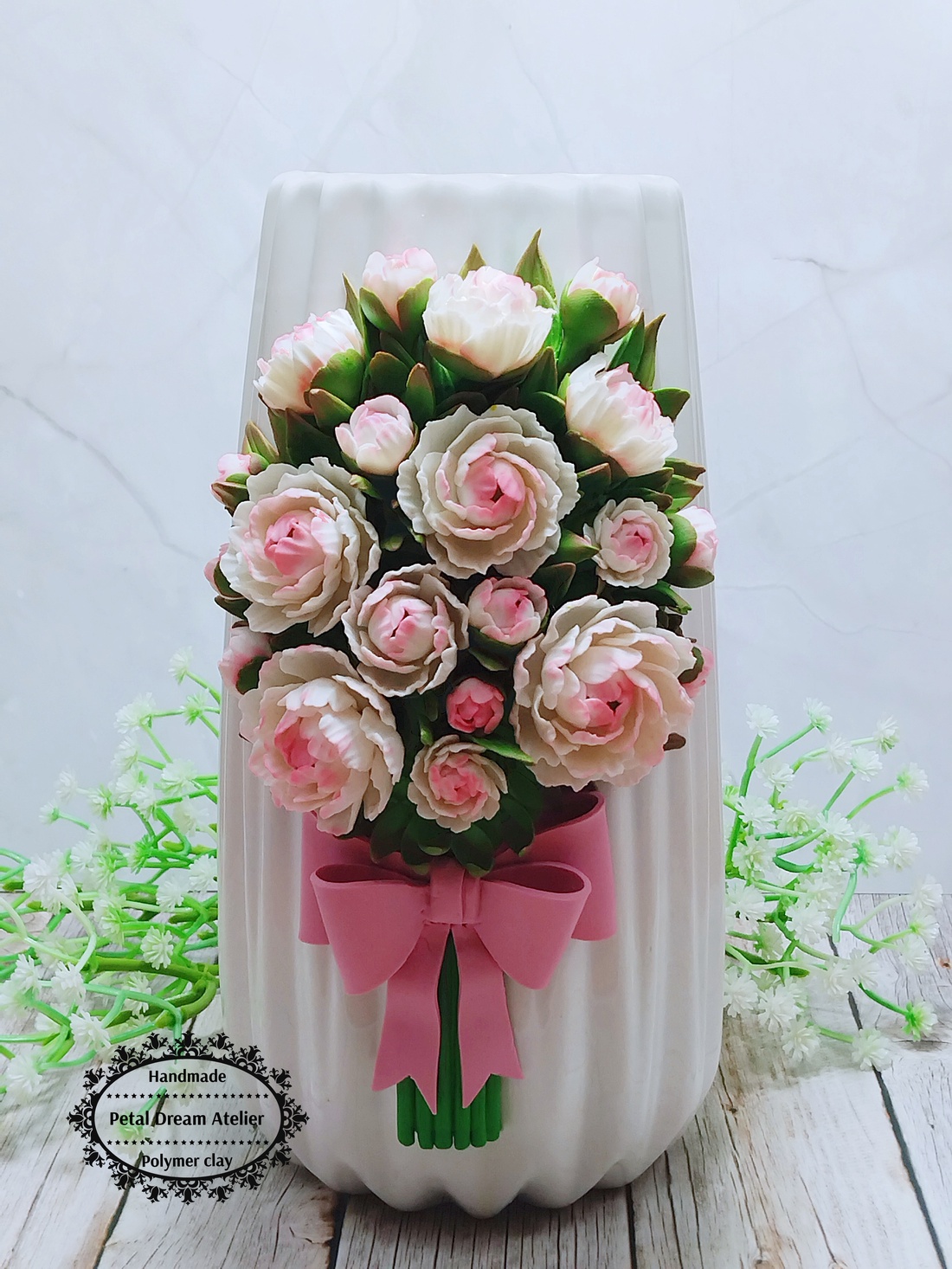 Vază cu bujori - casă & stil de viață - decorațiuni de casă - accesorii florale - vaze - Artynos.ro