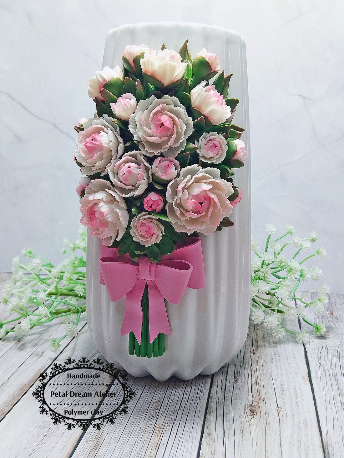 Vază cu bujori - casă & stil de viață - decorațiuni de casă - accesorii florale - vaze - Artynos.ro