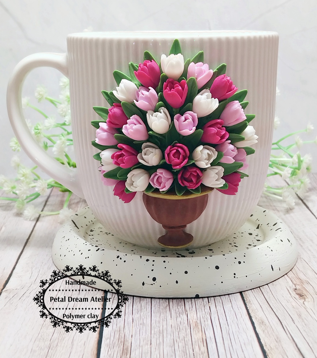 Cană cu lalele - casă & stil de viață - echipamente de bucătărie - accesorii de servire - căni - Artynos.ro