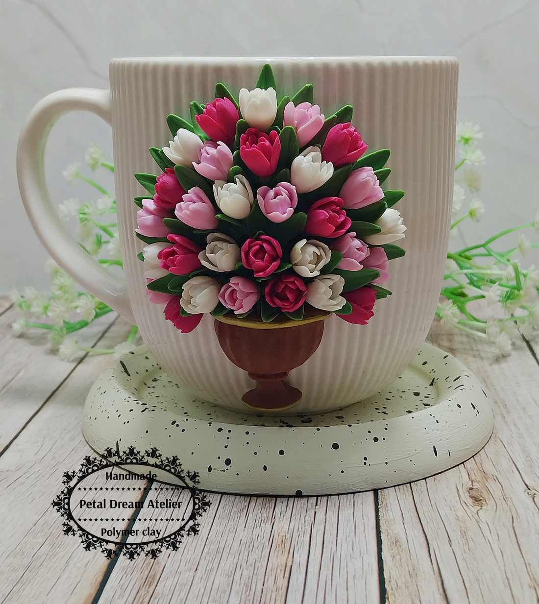 Cană cu lalele - casă & stil de viață - echipamente de bucătărie - accesorii de servire - căni - Artynos.ro