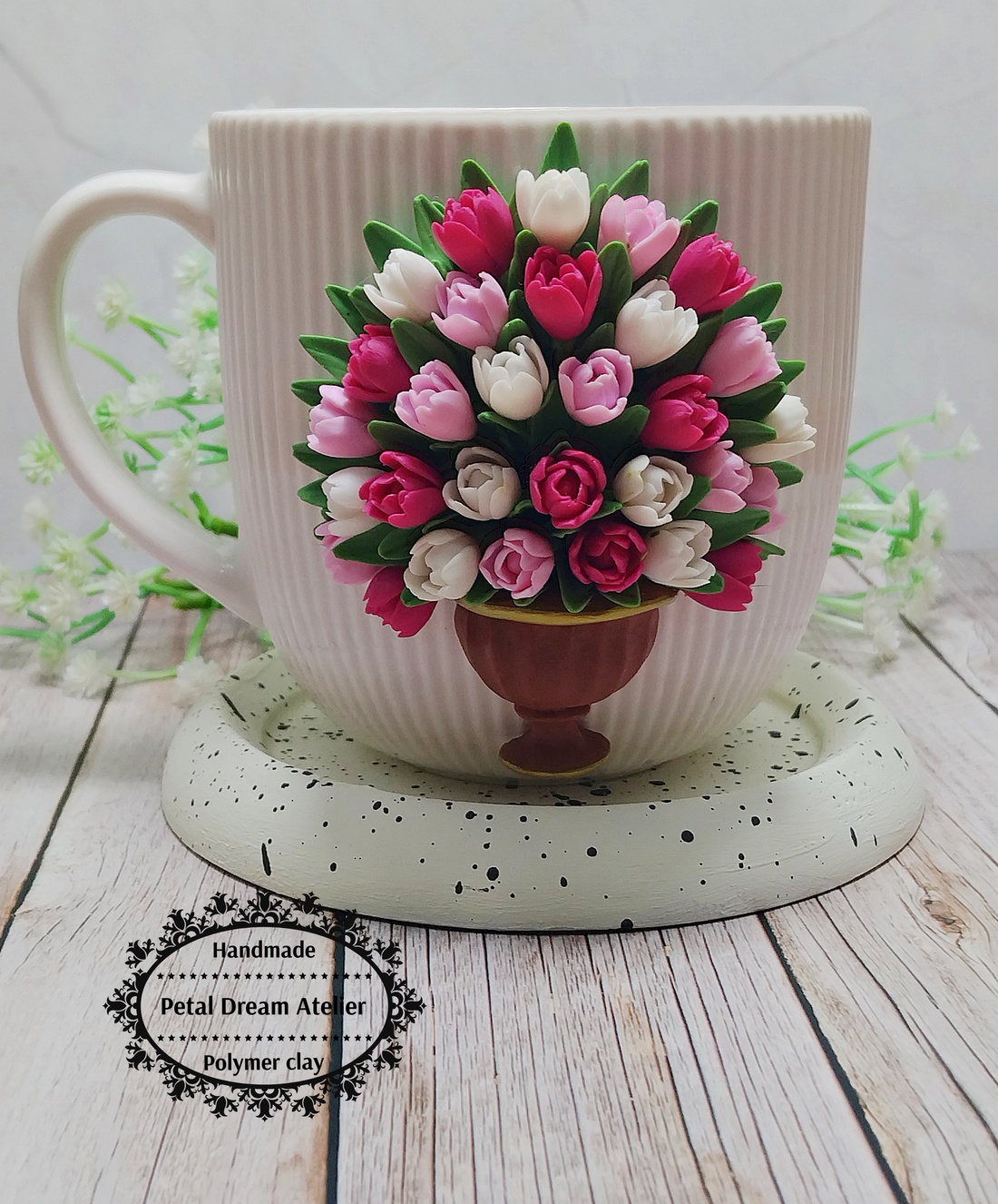 Cană cu lalele - casă & stil de viață - echipamente de bucătărie - accesorii de servire - căni - Artynos.ro