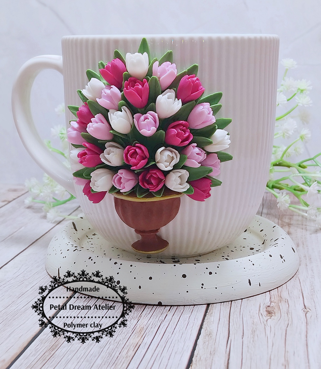 Cană cu lalele - casă & stil de viață - echipamente de bucătărie - accesorii de servire - căni - Artynos.ro