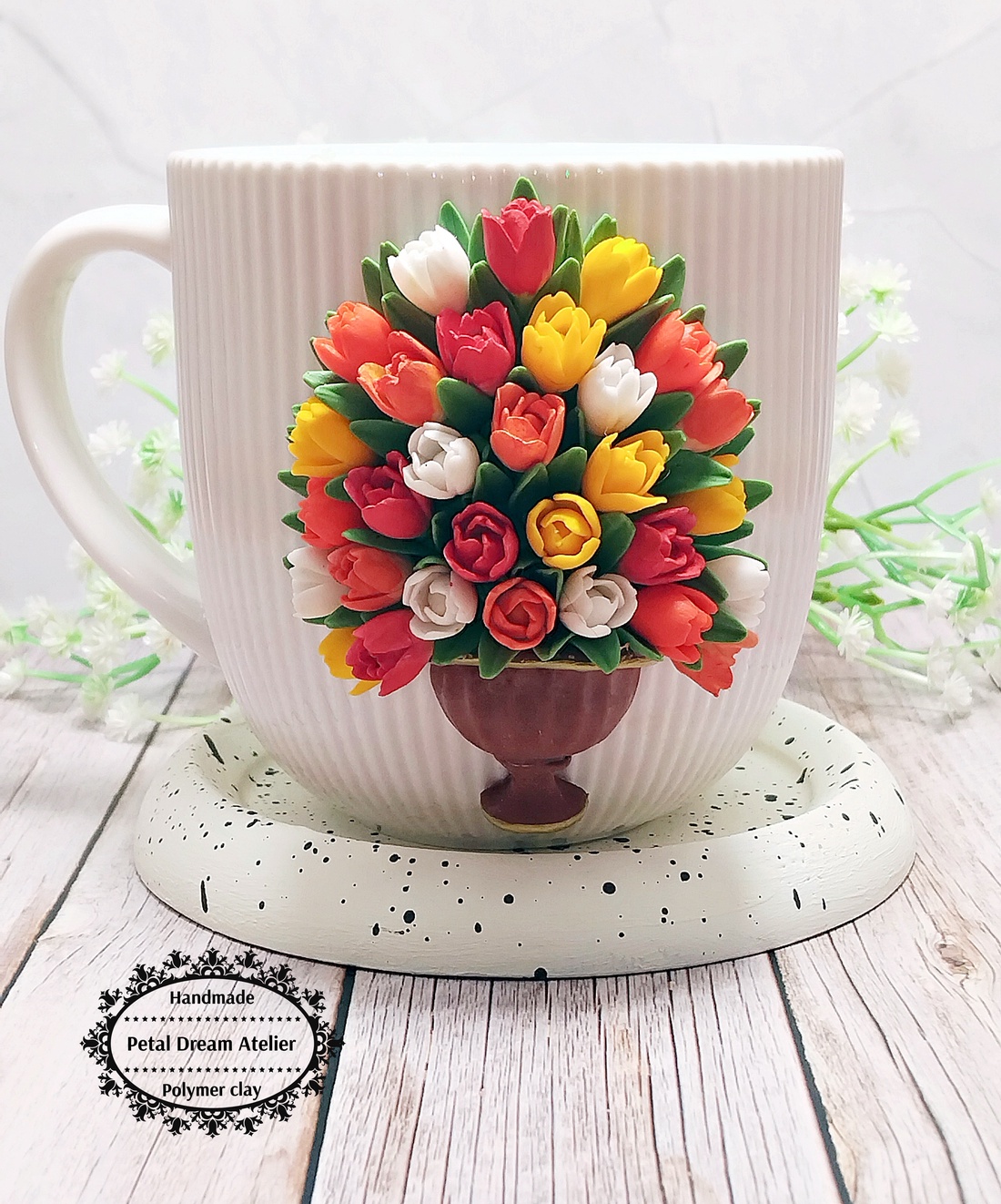 Cană cu lalele - casă & stil de viață - echipamente de bucătărie - accesorii de servire - căni - Artynos.ro