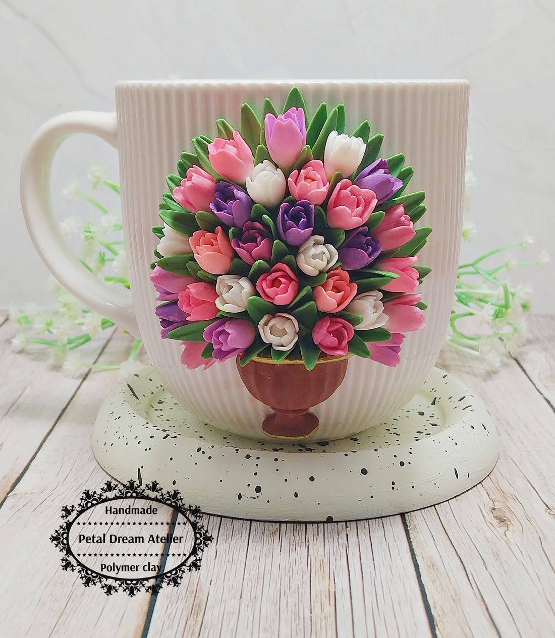 Cană cu lalele - casă & stil de viață - echipamente de bucătărie - accesorii de servire - căni - Artynos.ro