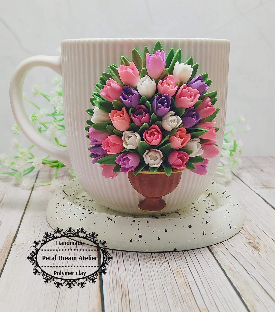 Cană cu lalele - casă & stil de viață - echipamente de bucătărie - accesorii de servire - căni - Artynos.ro