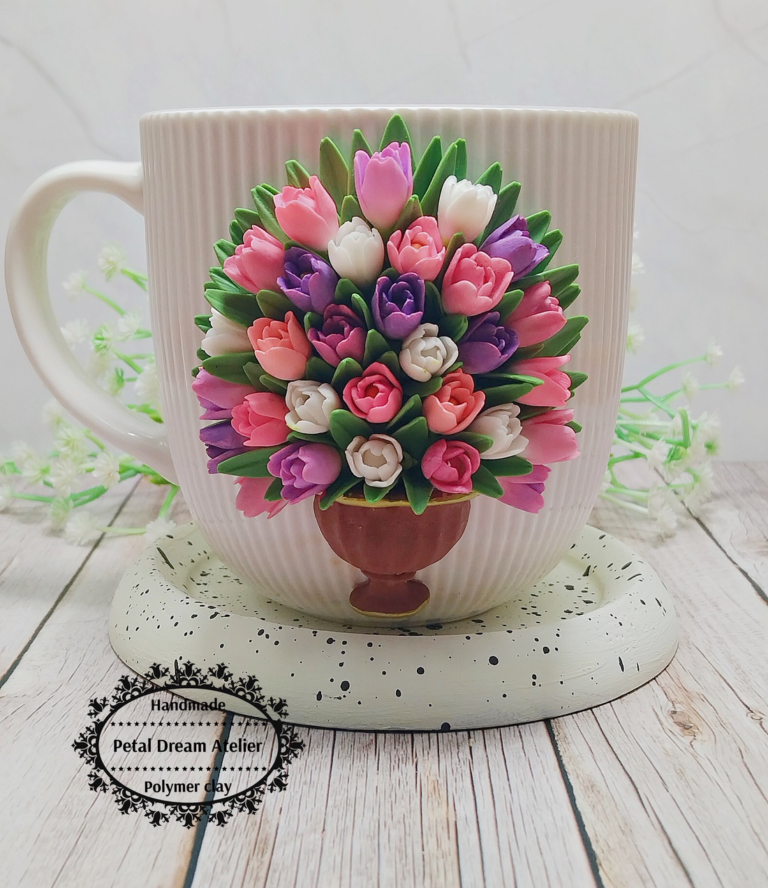 Cană cu lalele - casă & stil de viață - echipamente de bucătărie - accesorii de servire - căni - Artynos.ro