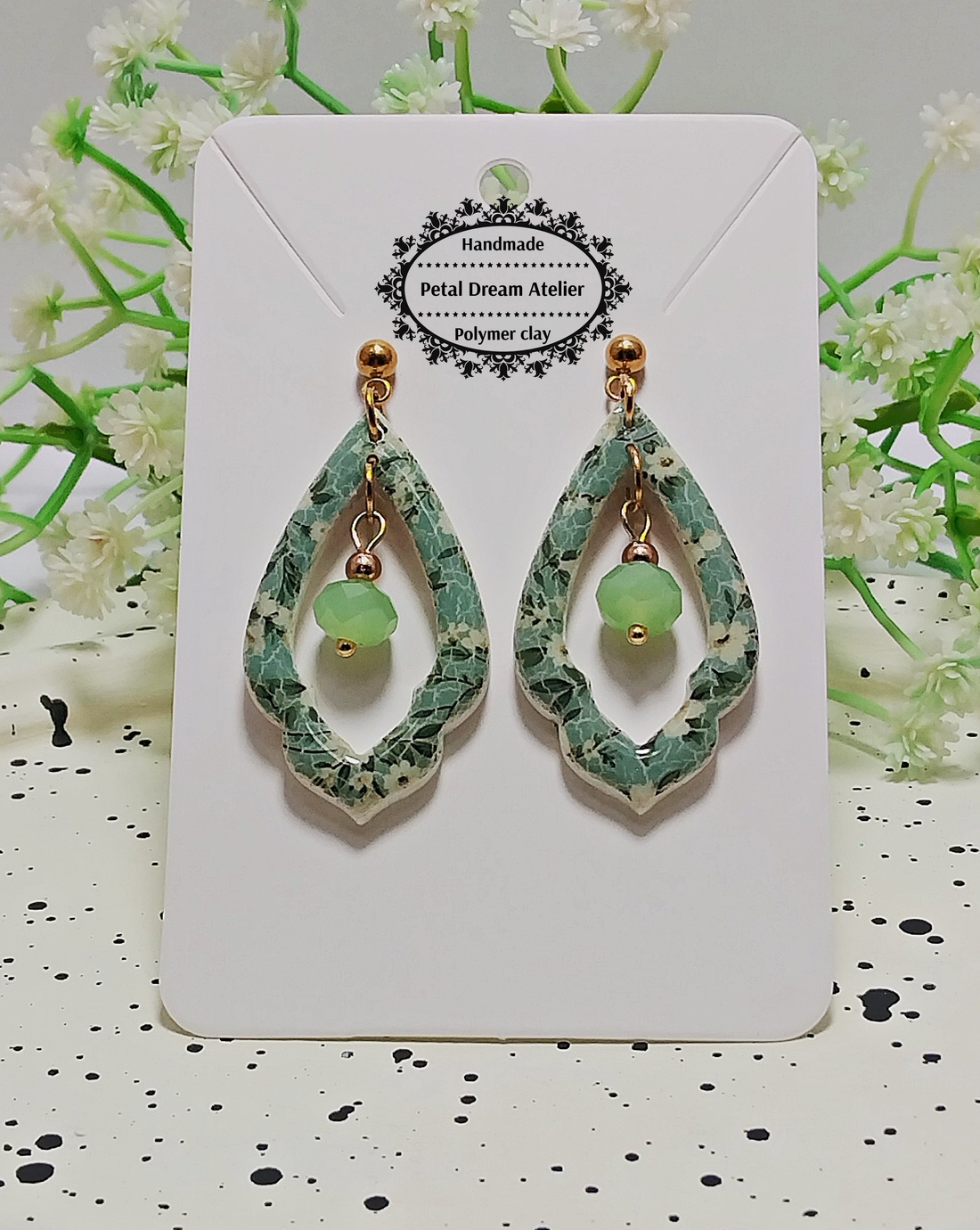 Cercei cu flori - bijuterii - cercei - cercei cu figurine - Artynos.ro