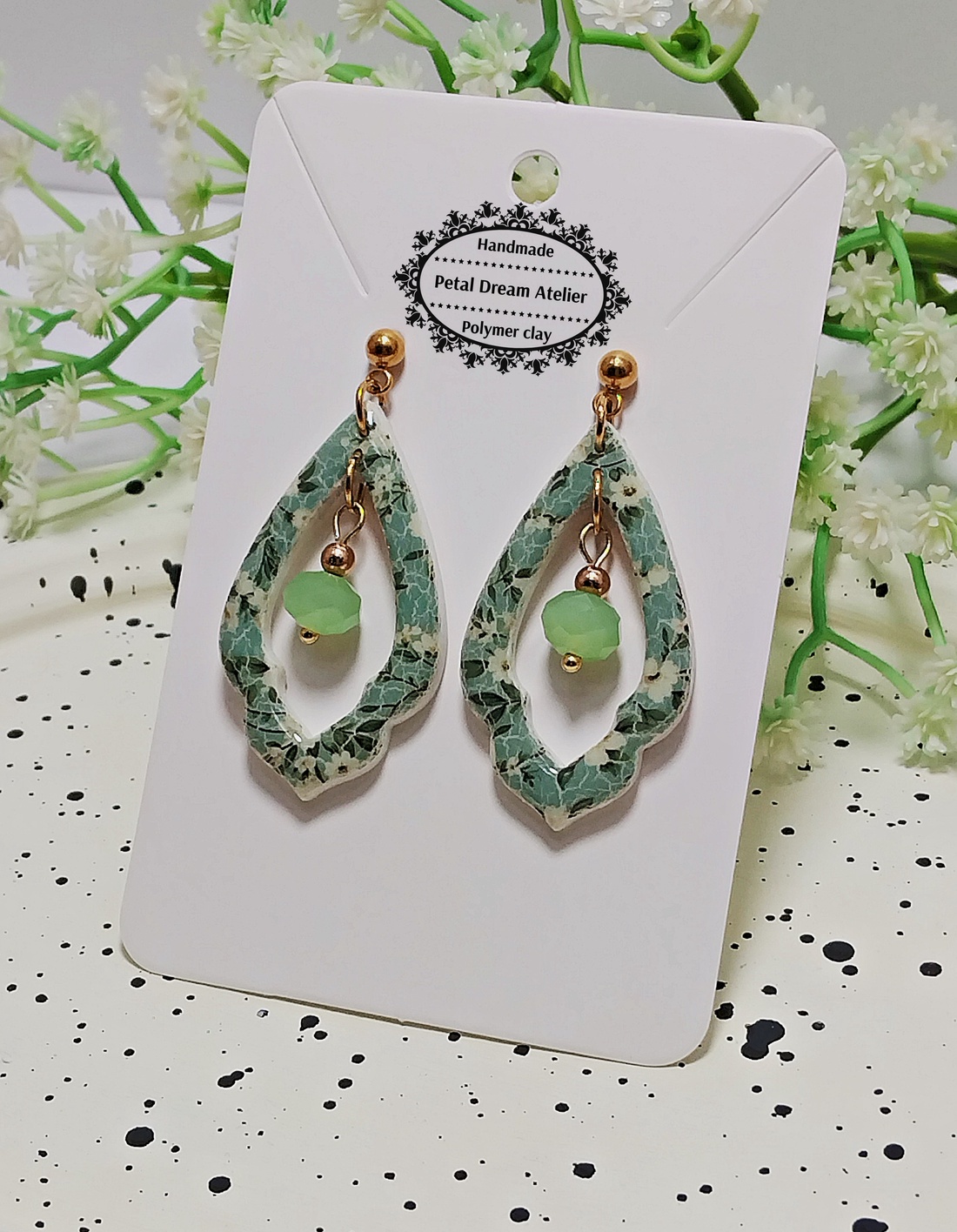 Cercei cu flori - bijuterii - cercei - cercei cu figurine - Artynos.ro