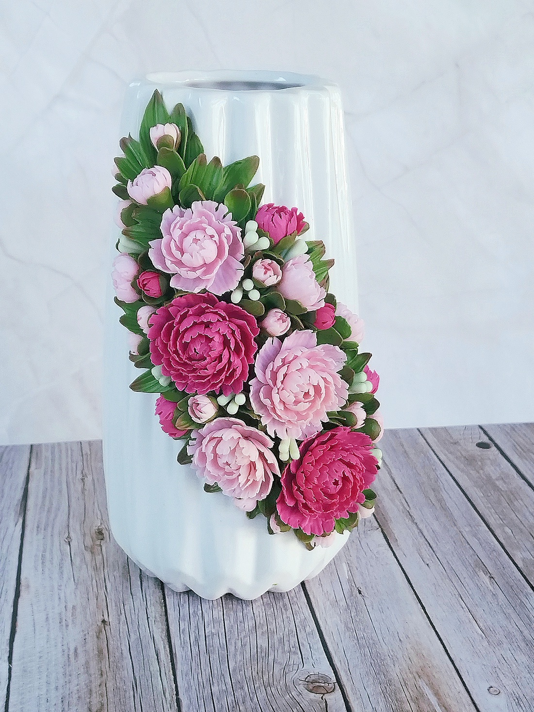 Vază cu bujori - casă & stil de viață - decorațiuni de casă - accesorii florale - vaze - Artynos.ro