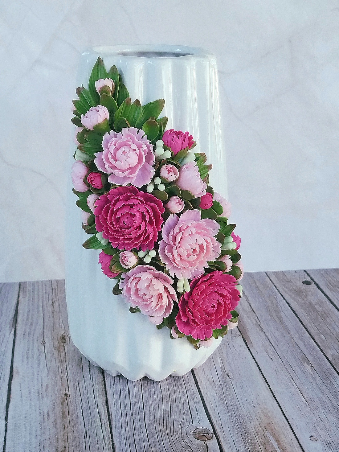 Vază cu bujori - casă & stil de viață - decorațiuni de casă - accesorii florale - vaze - Artynos.ro