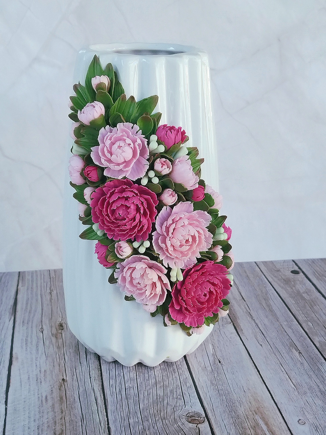Vază cu bujori - casă & stil de viață - decorațiuni de casă - accesorii florale - vaze - Artynos.ro