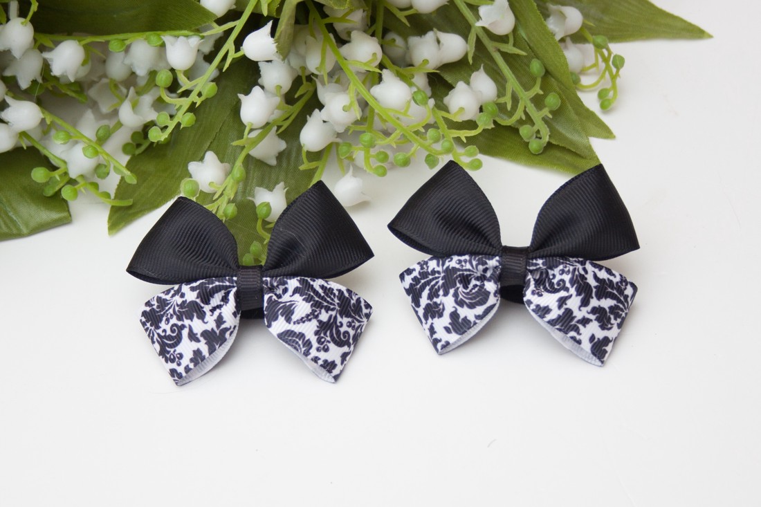 Masnis scrunchie - ornament negru - - Artynos.ro Masnis scrunchie - ornament negru - - Artynos.ro
