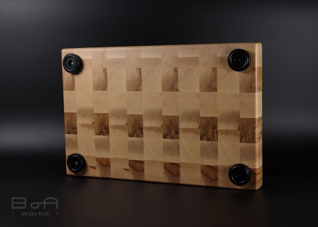  Corporate  � tocător end-grain din lemn masiv de fag � 402 � 262 � 42 mm - casă & stil de viață - echipamente de bucătărie - ustensile de bucătărie - tocătoare - Artynos.ro