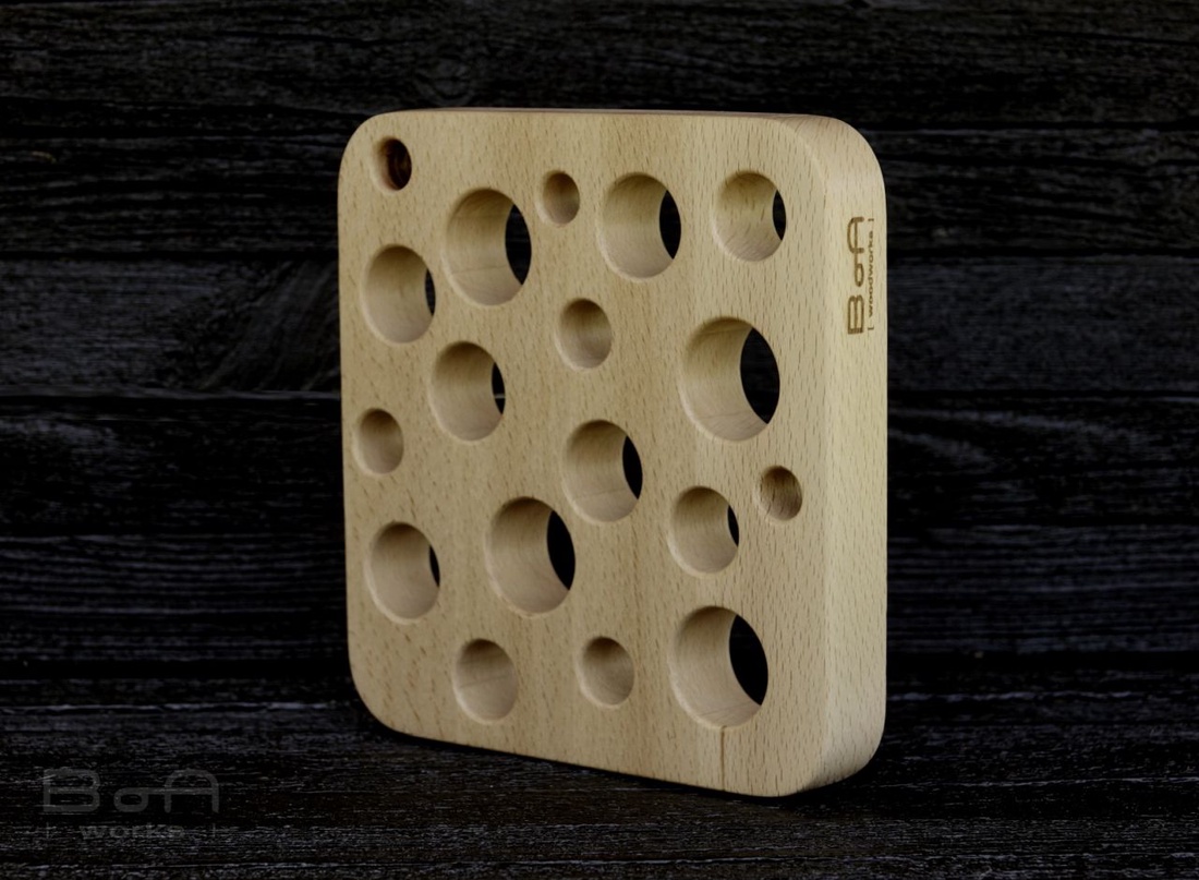  Emmental  � suport din lemn masiv de fag, pentru oale, vase fierbinți - 198 � 193 � 30mm - casă & stil de viață - echipamente de bucătărie - accesorii de servire - coastere - Artynos.ro