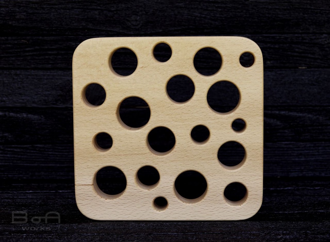  Emmental  � suport din lemn masiv de fag, pentru oale, vase fierbinți - 198 � 193 � 30mm - casă & stil de viață - echipamente de bucătărie - accesorii de servire - coastere - Artynos.ro