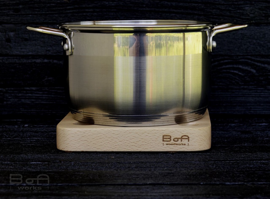  Emmental  � suport din lemn masiv de fag, pentru oale, vase fierbinți - 198 � 193 � 30mm - casă & stil de viață - echipamente de bucătărie - accesorii de servire - coastere - Artynos.ro