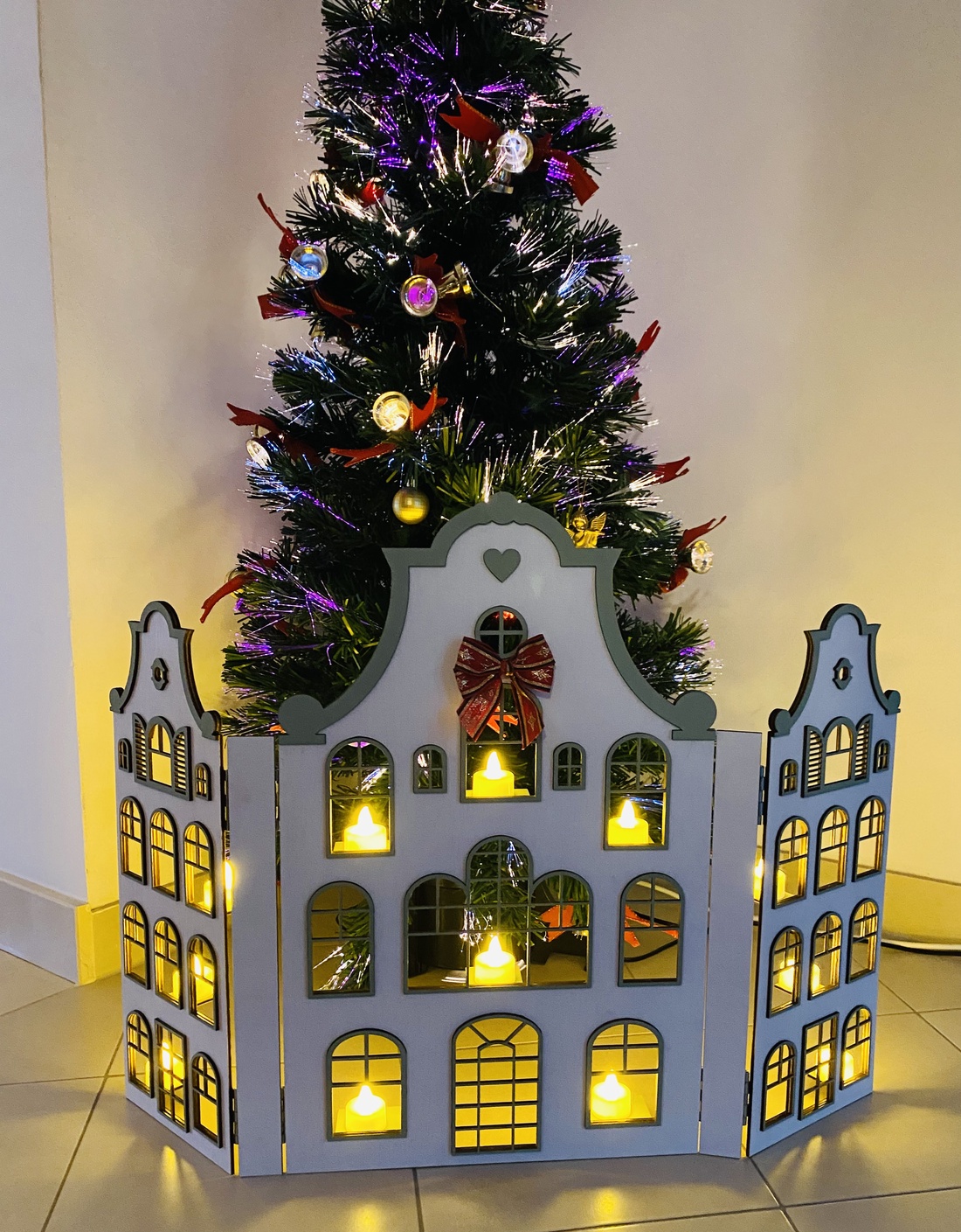 Decor pentru Crăciun  - crăciun - decorațiuni de crăciun de casă - căsuțe decorative de crăciun - Artynos.ro