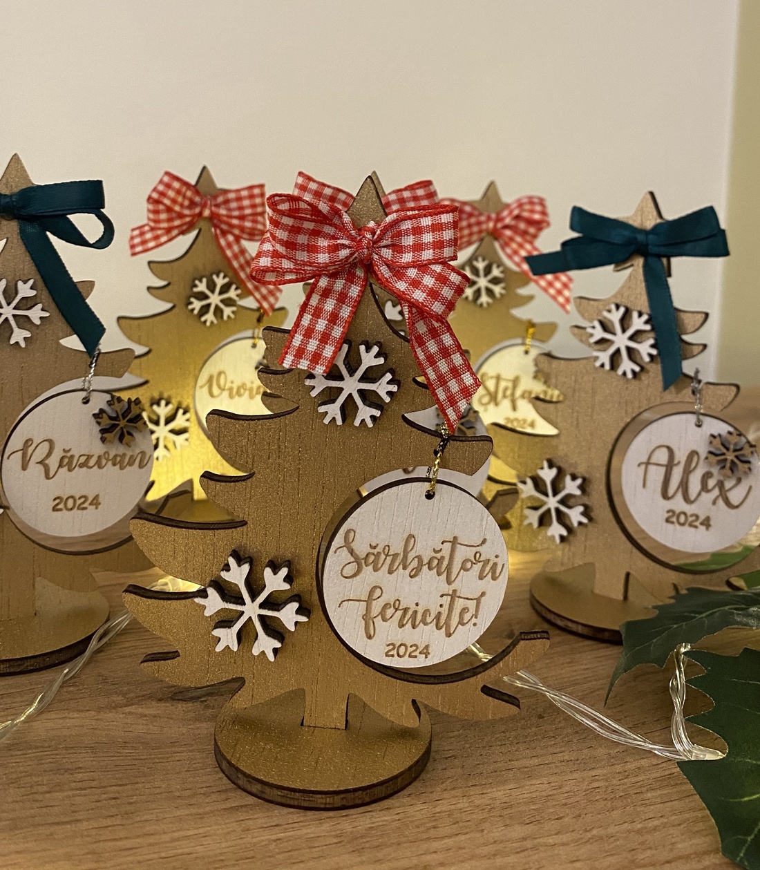 Brăduți personalizabili pentru Crăciun  - crăciun - decorațiuni de crăciun de casă - globuri de crăciun - Artynos.ro