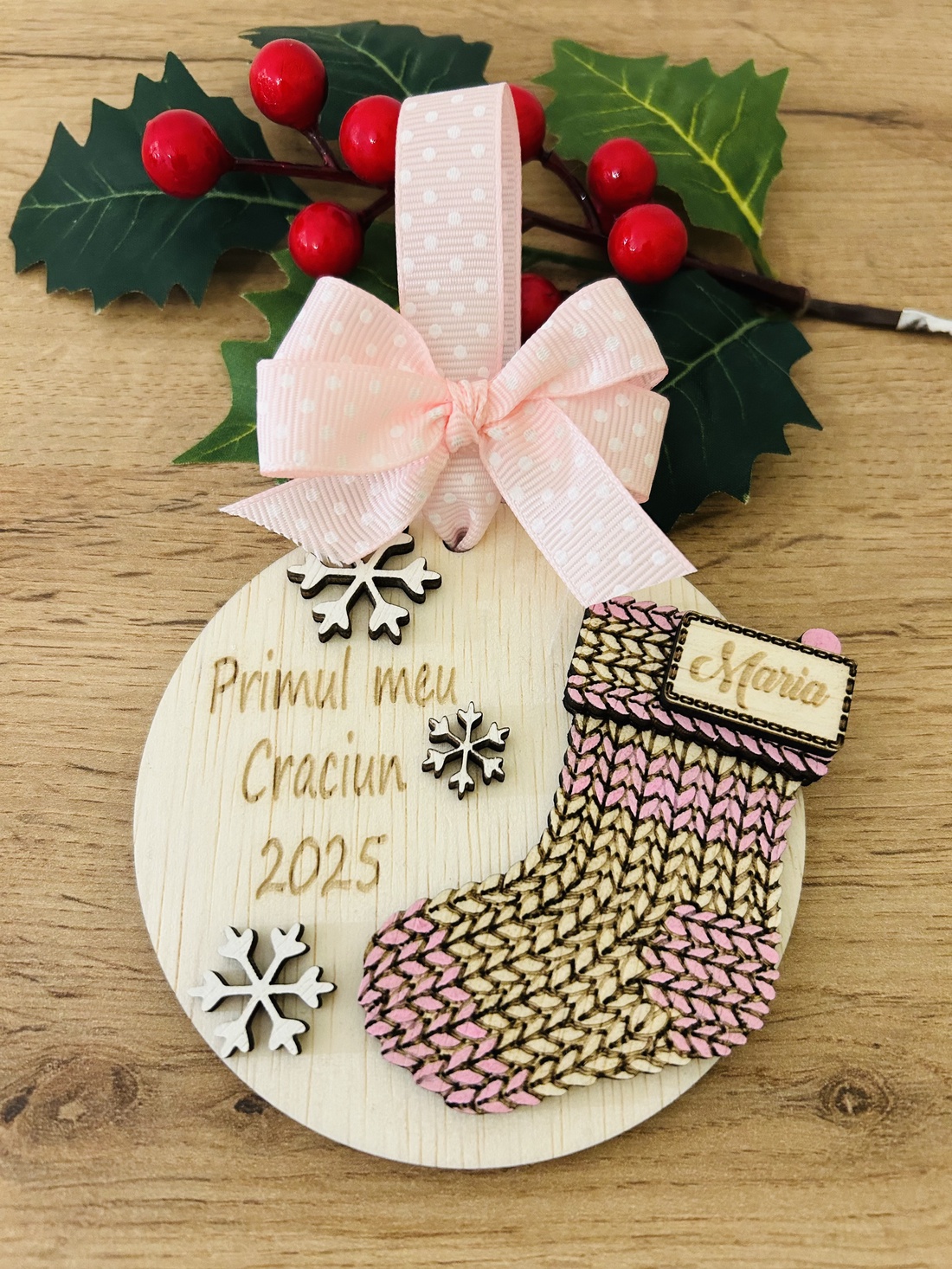 Glob Primul Meu Crăciun  - crăciun - decorațiuni de crăciun de casă - globuri de crăciun - Artynos.ro