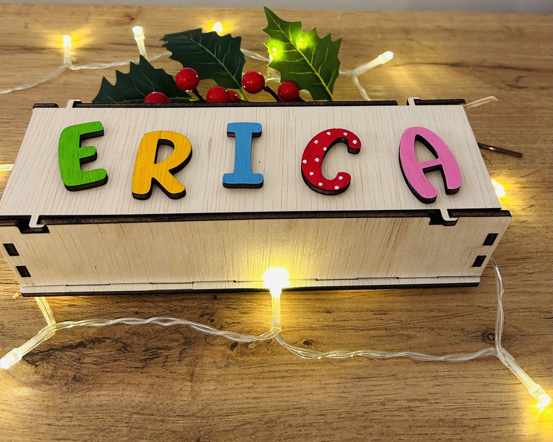 Litere din creioane cerate - crăciun - cadouri de moș crăciun - cadouri de moș crăciun - Artynos.ro