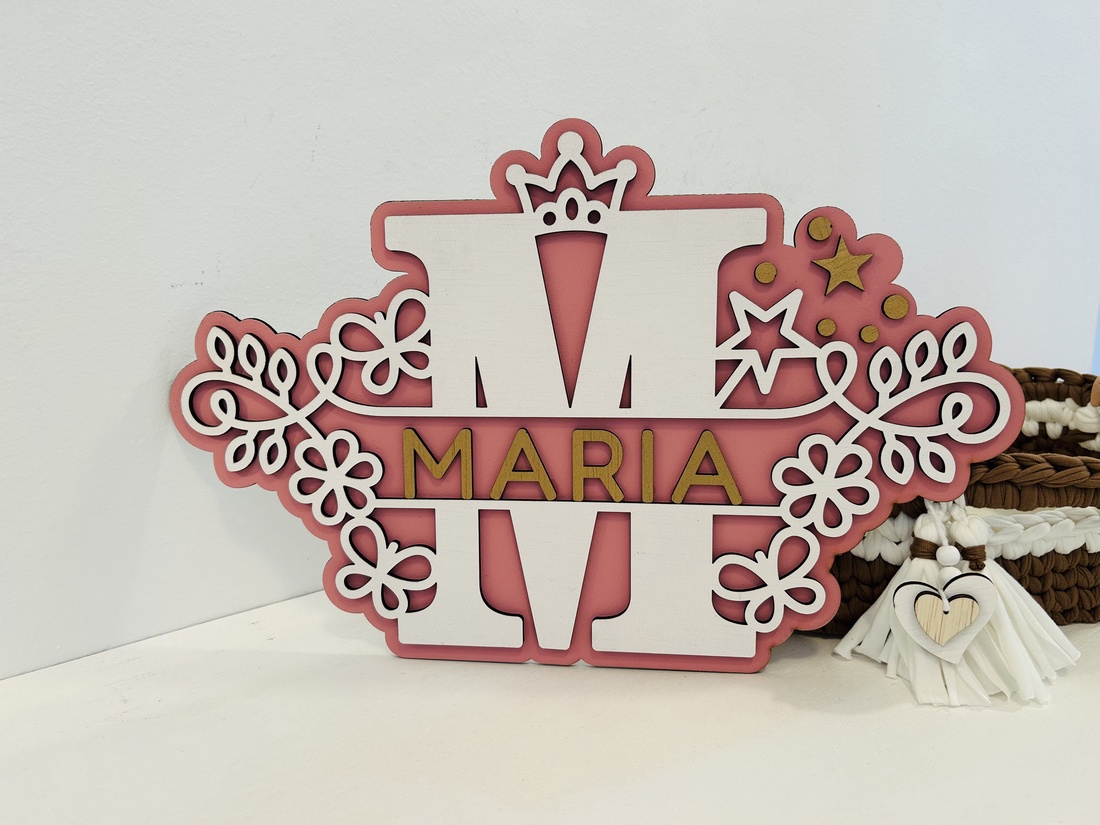 Decor monograma - casă & stil de viață - decorațiuni de casă - decorațiuni de pereți - litere decorative  - Artynos.ro