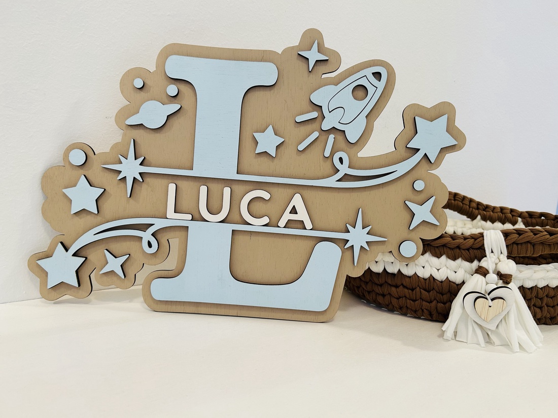 Decor monograma - casă & stil de viață - decorațiuni de casă - decorațiuni de pereți - litere decorative  - Artynos.ro