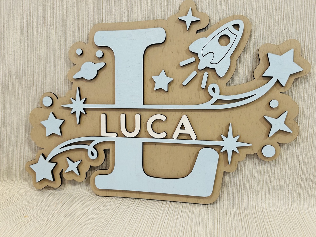 Decor monograma - casă & stil de viață - decorațiuni de casă - decorațiuni de pereți - litere decorative  - Artynos.ro