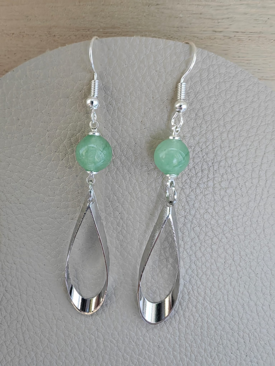 Cercei jad - bijuterii - cercei - cercei din pietre semiprețioase - Artynos.ro